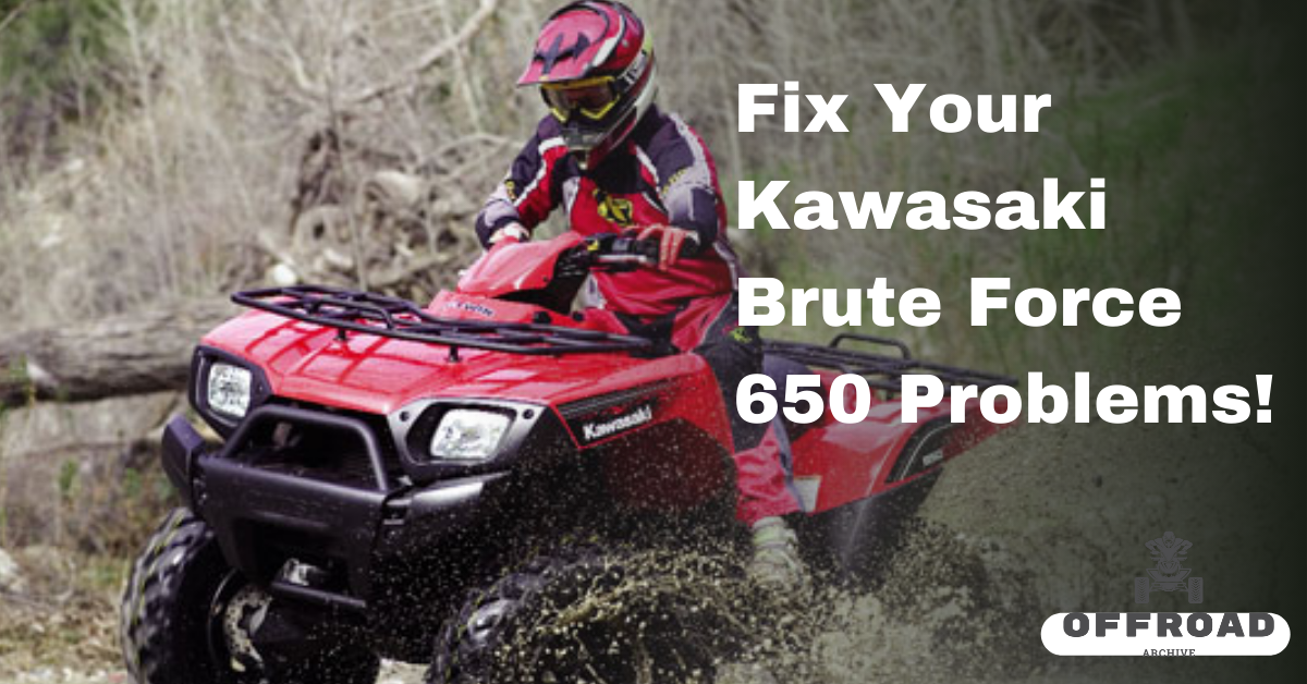 Fix Your Kawasaki Brute Force 650 Problems!